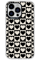 Checkered Heart - Apple iPhone 14 Pro Max