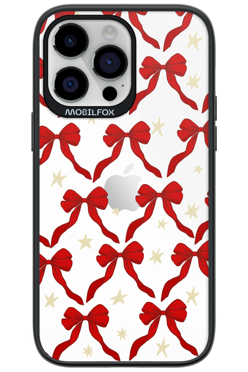 Bow & Stars (Transparent) - Apple iPhone 14 Pro Max