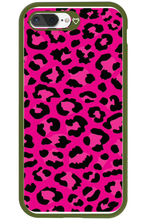 Fuchsia Leopard - Apple iPhone 8 Plus