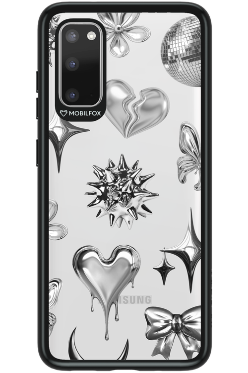 Silver Zone Transparent - Samsung Galaxy S20