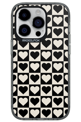 Checkered Heart - Apple iPhone 14 Pro