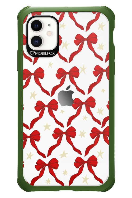 Bow & Stars (Transparent) - Apple iPhone 11