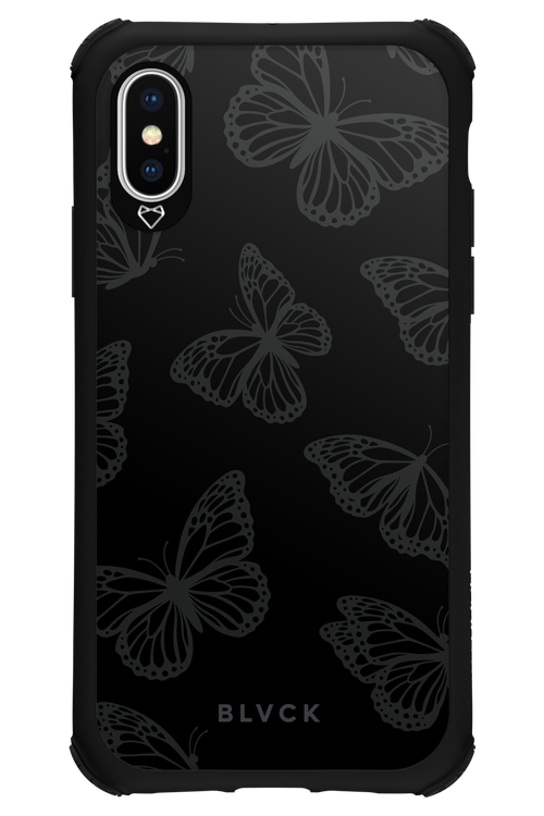 Black Butterflies - Apple iPhone XS