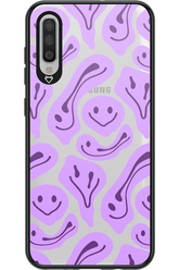 Fluid Smiley Purple - Samsung Galaxy A70