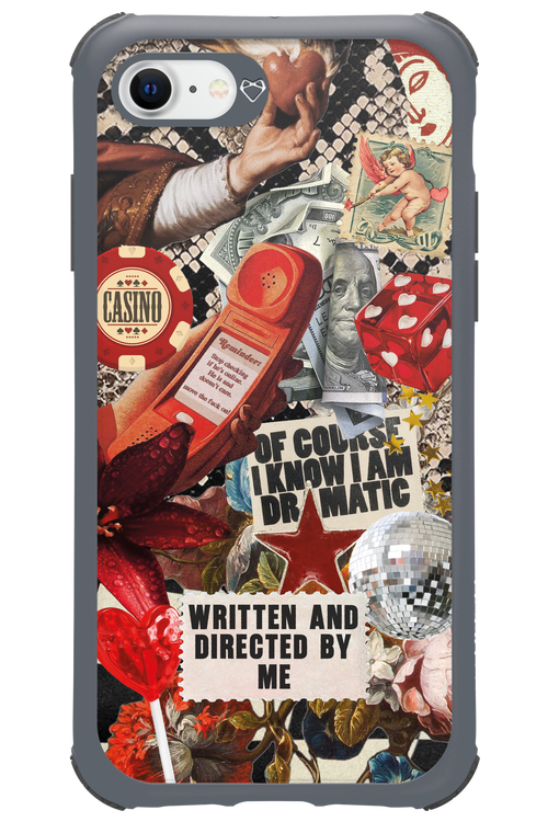 RED VINTAGE - Apple iPhone 8