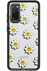 Smiley Flowers Transparent - Samsung Galaxy S20