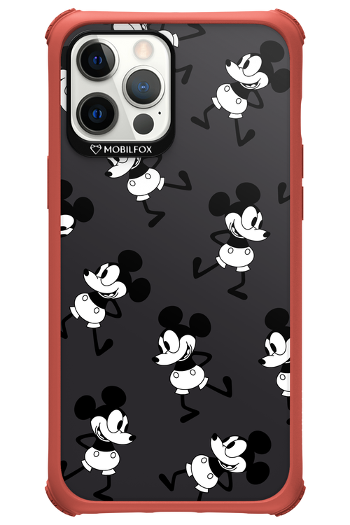 Iconic Mouse (antracite pattern) - Apple iPhone 12 Pro Max