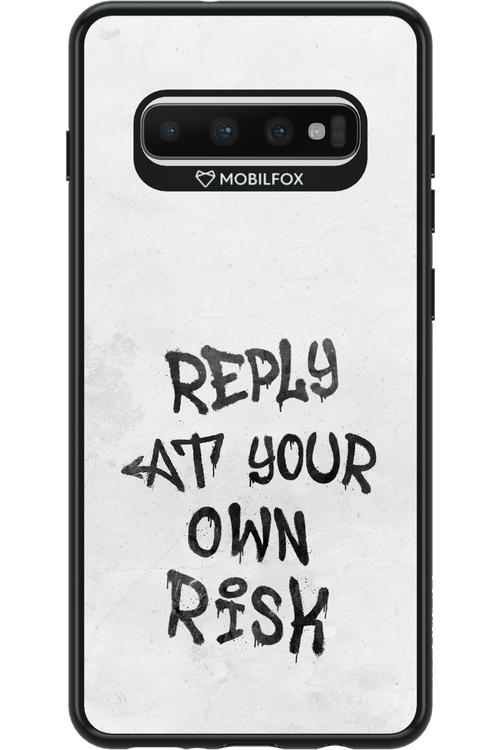At Your Own Risk - Samsung Galaxy S10+
