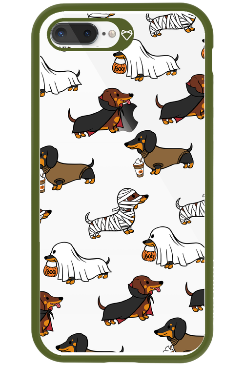 Scary Dachshund (Transparent) - Apple iPhone 8 Plus