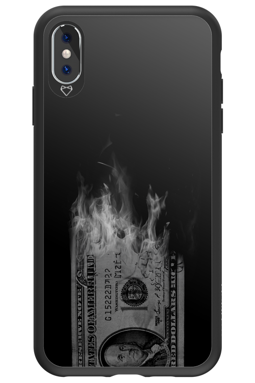 Money Burn B&W 2.0 - Apple iPhone XS Max