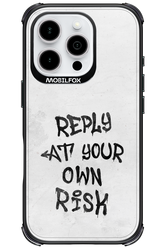 At Your Own Risk - Apple iPhone 16 Pro