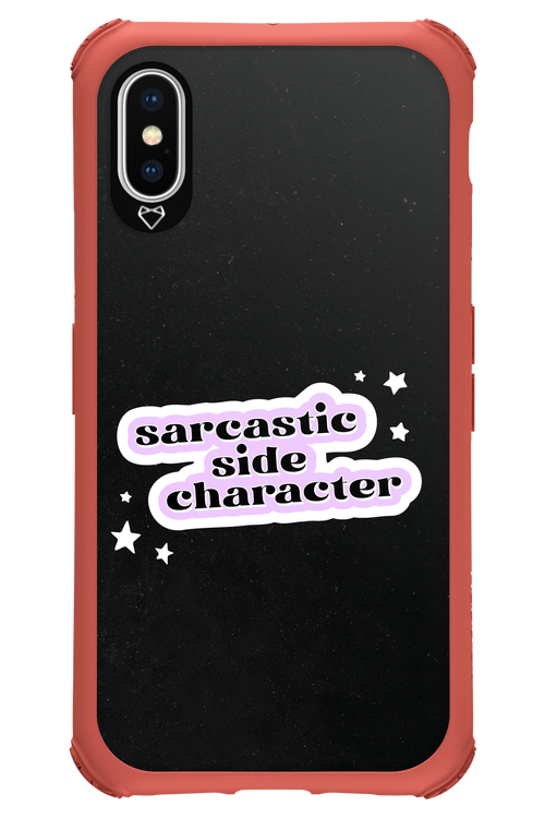 Sarcastic Black - Apple iPhone X