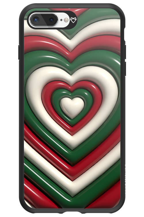 XMAS Hearts - Apple iPhone 8 Plus