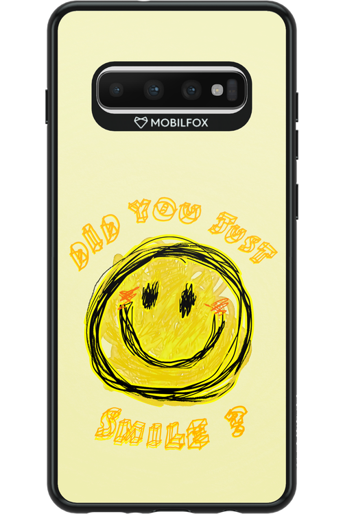 Crayon Smiley - Samsung Galaxy S10+