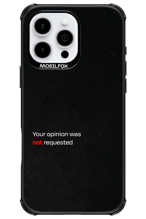 Not Requested 2.0 - Apple iPhone 16 Pro Max