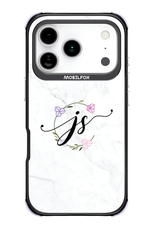 JS Monogram White - Apple iPhone 17 Pro