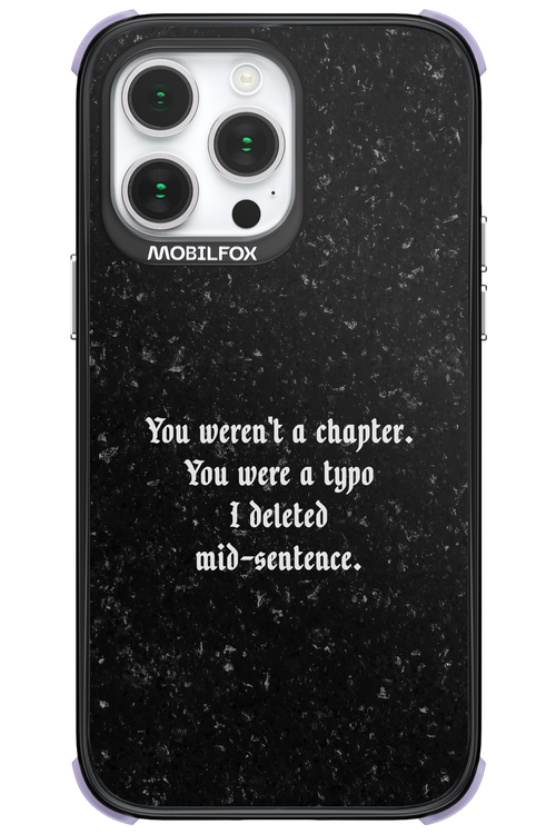 A Typo - Apple iPhone 14 Pro Max