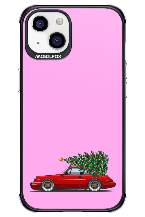 XMAS Car Pink - Apple iPhone 13