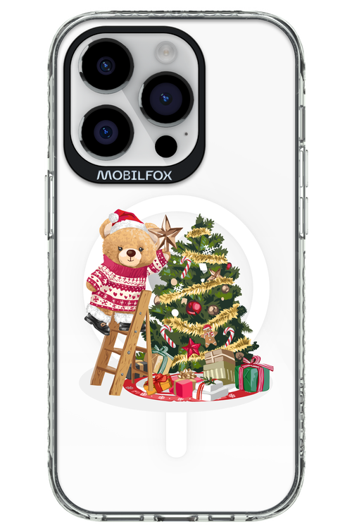 Christmas Bear (Transparent) - Apple iPhone 14 Pro
