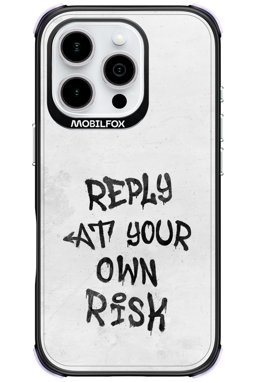 At Your Own Risk 2.0 - Apple iPhone 16 Pro