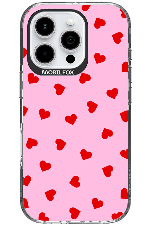Sprinkle Heart Pink - Apple iPhone 16 Pro