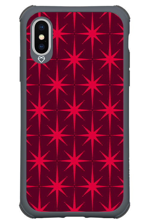 Burgundy Starss - Apple iPhone X
