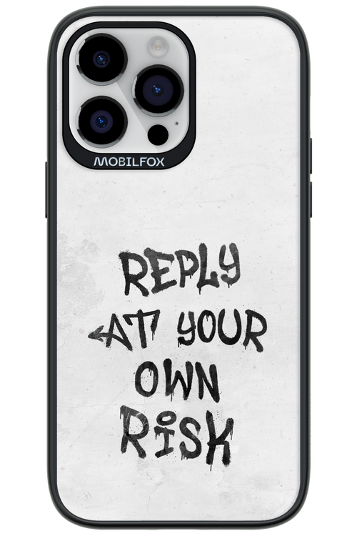 At Your Own Risk 2.0 - Apple iPhone 14 Pro Max
