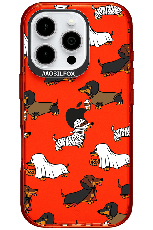 Scary Dachshund (Transparent) - Apple iPhone 16 Pro
