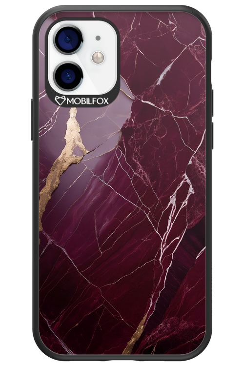 Burgundy Marble - Apple iPhone 12