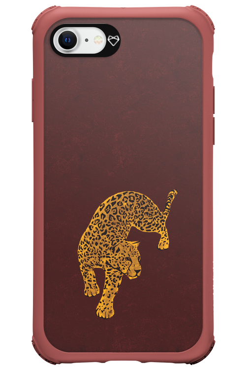 Burgundy Leopard - Apple iPhone SE 2020