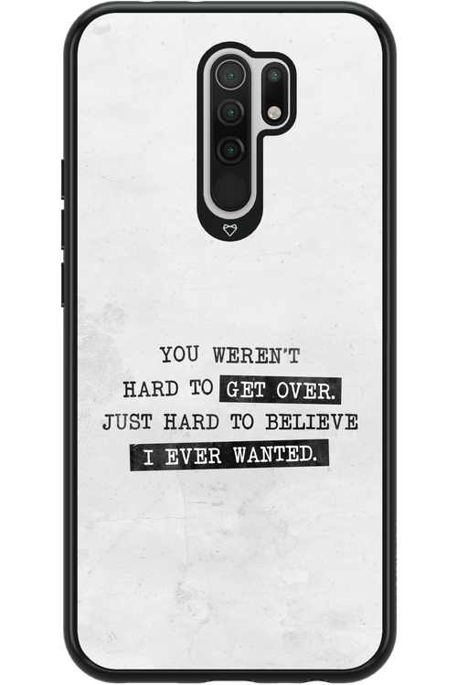 Hard to Believe - Xiaomi Redmi 9