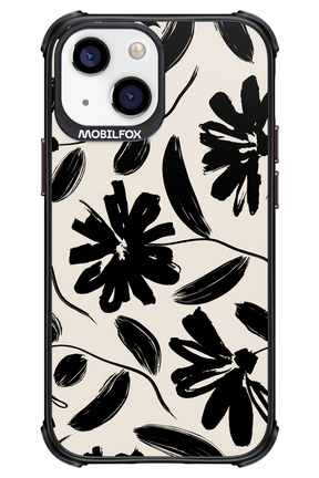 Monochrome Flowerss - Apple iPhone 13 Mini