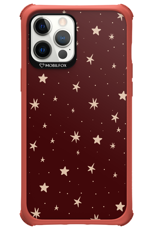 Burgundy Stars - Apple iPhone 12 Pro Max