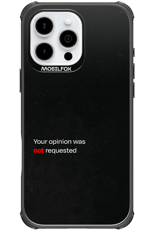 Not Requested 2.0 - Apple iPhone 16 Pro Max