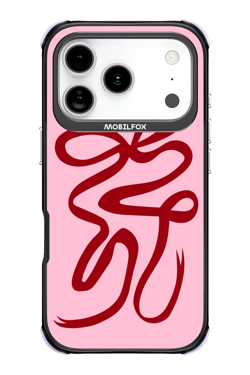 Burgundy Bow - Apple iPhone 17 Pro