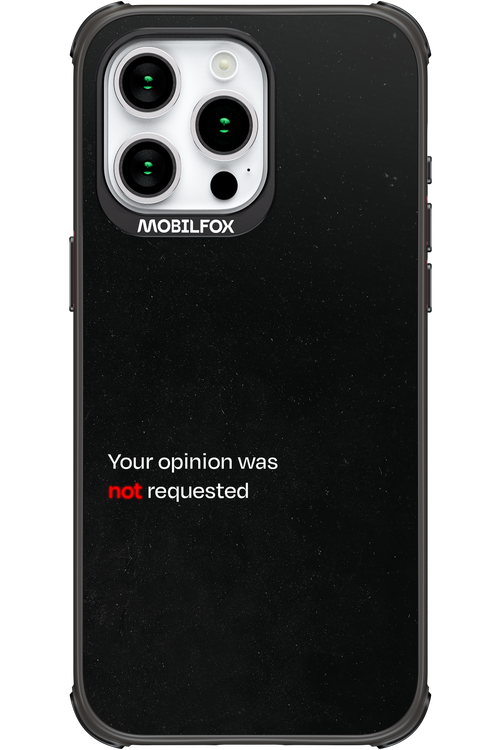 Not Requested 2.0 - Apple iPhone 15 Pro Max