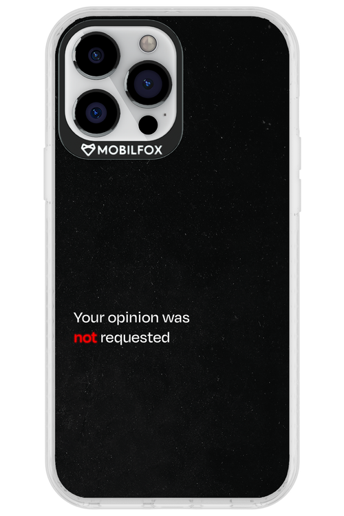 Not Requested 2.0 - Apple iPhone 13 Pro Max