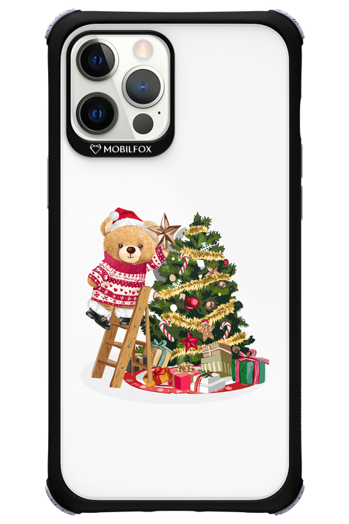 Christmas Bear (Transparent) - Apple iPhone 12 Pro Max