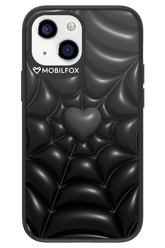 Black Spider Heart - Apple iPhone 13 Mini