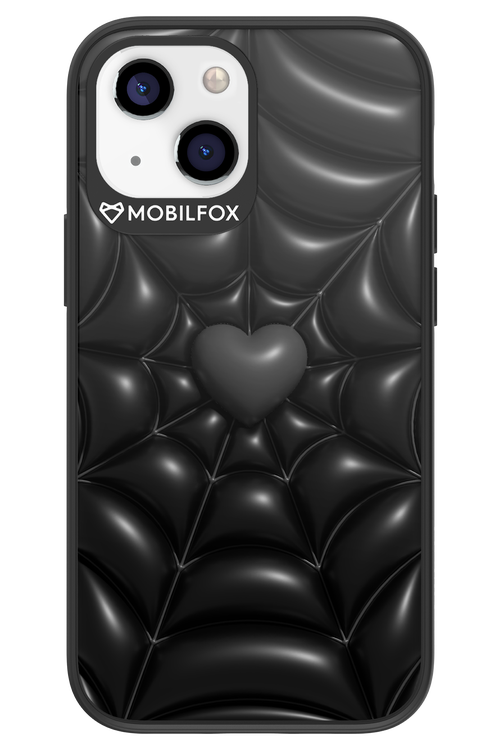 Black Spider Heart - Apple iPhone 13 Mini