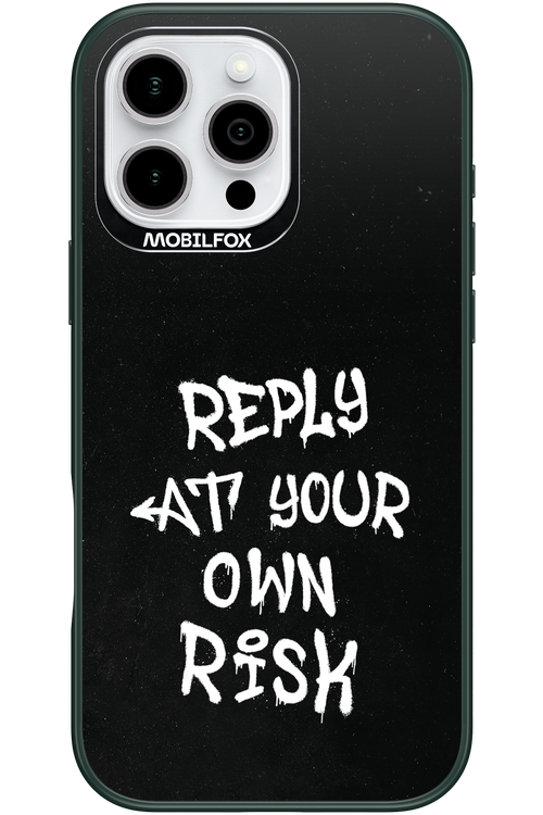 Risk Black 2.0 - Apple iPhone 16 Pro Max
