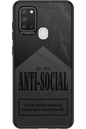 ANTI-SOCIAL (BLVCK) 2.0 - Samsung Galaxy A21 S