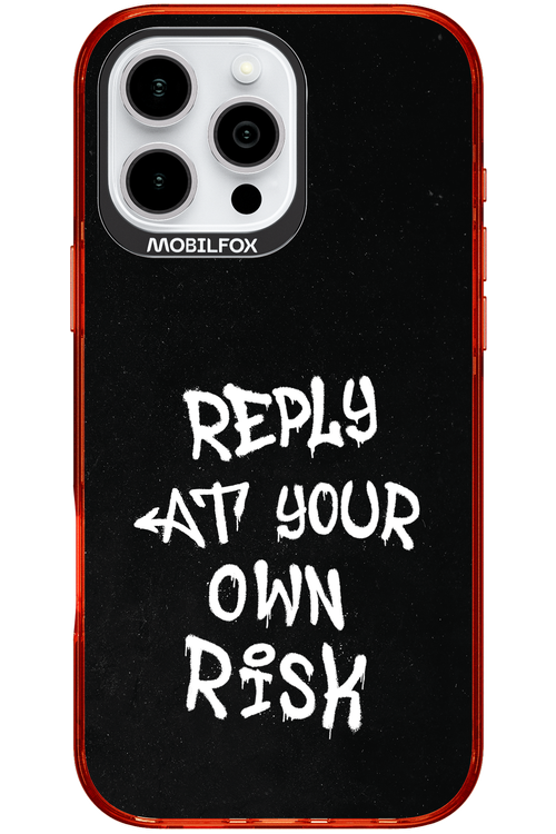 Risk Black 2.0 - Apple iPhone 16 Pro Max