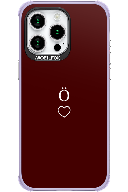O Burgundia II 2.0 - Apple iPhone 15 Pro Max