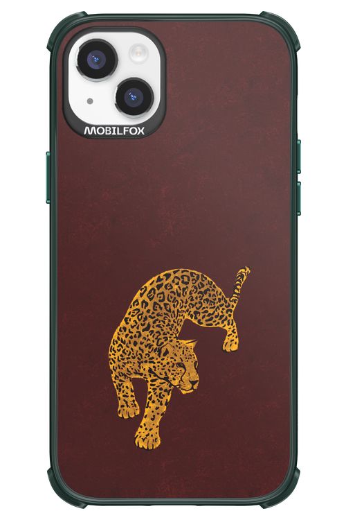 Burgundy Leopard - Apple iPhone 14 Plus