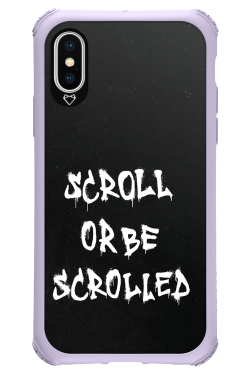 Scroll Black - Apple iPhone XS