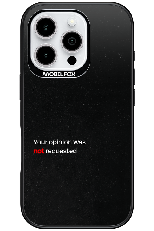 Not Requested 2.0 - Apple iPhone 16 Pro