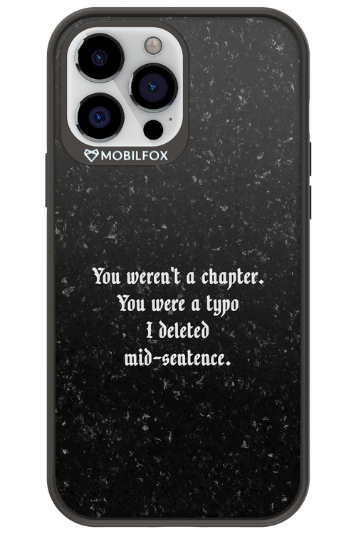 A Typo - Apple iPhone 13 Pro Max