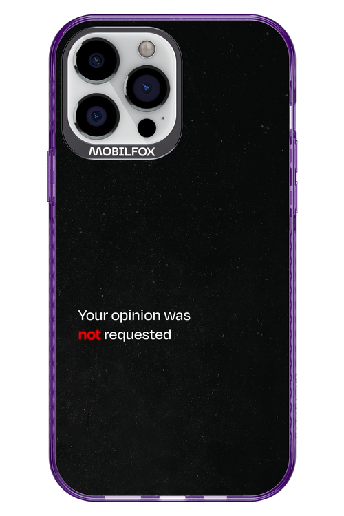Not Requested 2.0 - Apple iPhone 13 Pro Max