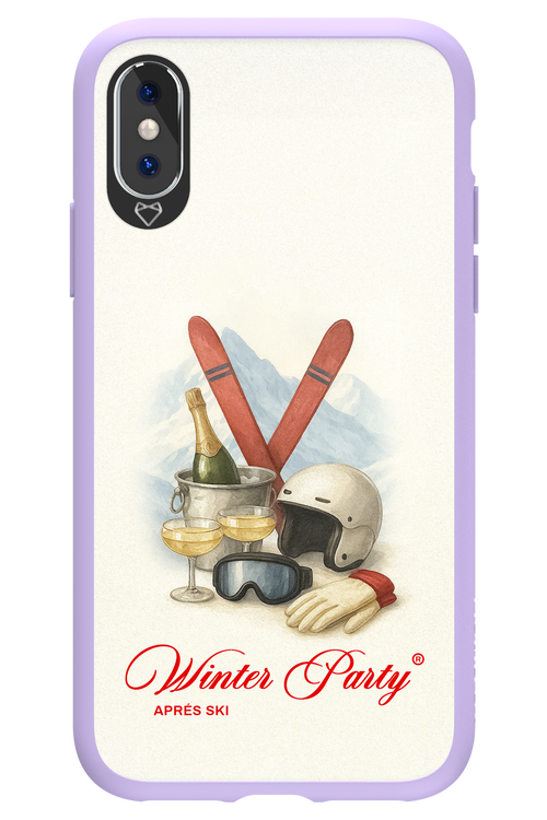 Winter Ski Party - Apple iPhone X